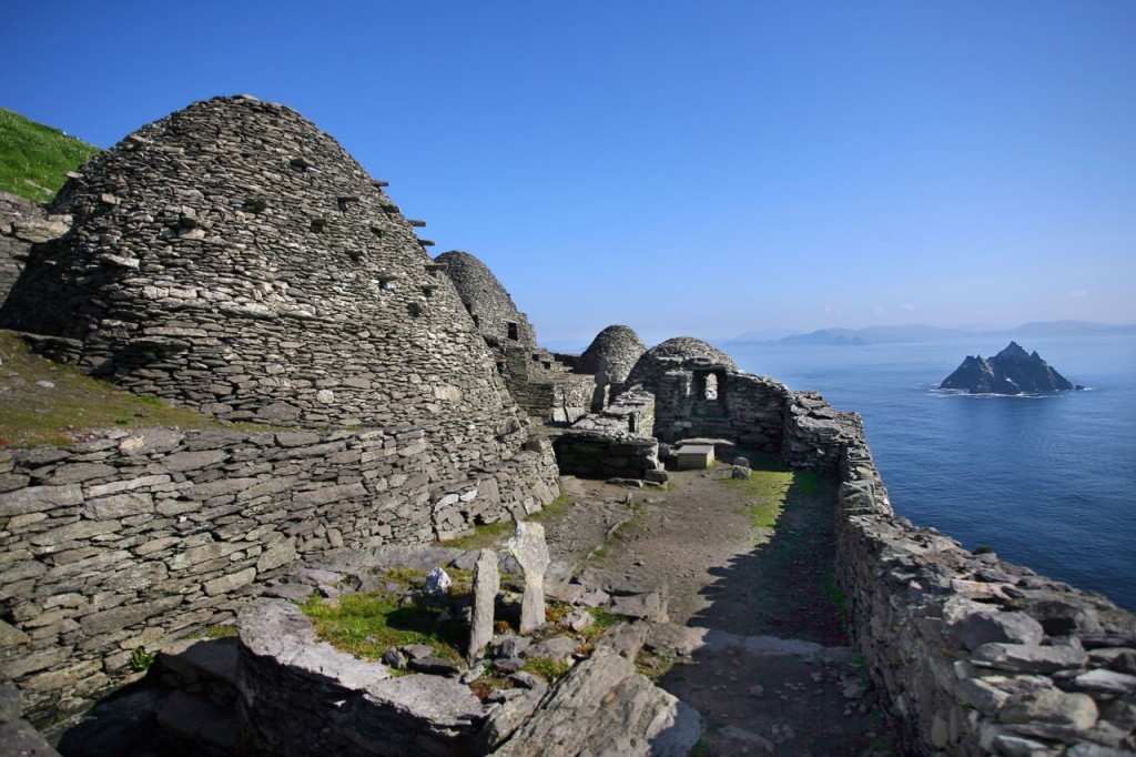 The monastic Island, Skellig Michael founded in the 7th century, for 600 years the island was a centre of monastic life for Irish Christian monks. The Celtic monastery, which is situated almost at the summit of the 230-metre-high rock became a UNESCO World Heritage Site in 1996. It is one of Europe's better known but least accessible monasteries.Photo:Valerie O'Sullivan