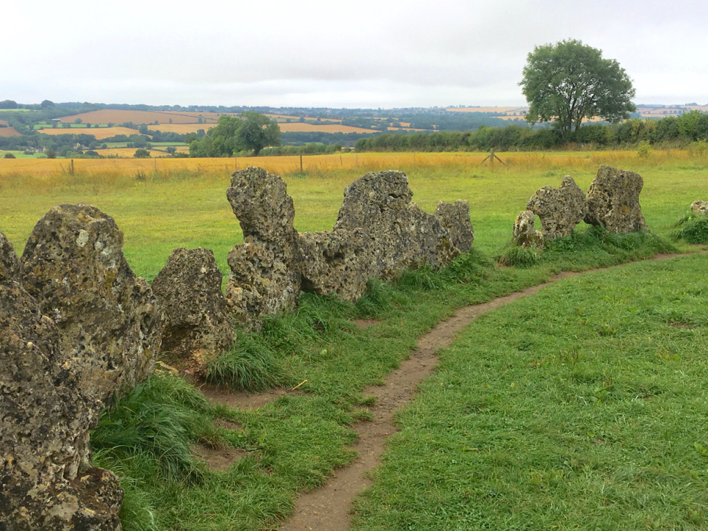 The King’s Men stone circle is one of the sites at England’s Rollright Stones. ©Laurel Kallenbach