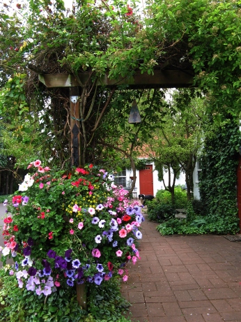 The entrance to the charming Wine Country Farm B&B