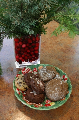 All but one of Susan Guthrie’s festive cherry cookies was snatched up by my friends before I could get my camera out to take this photo.