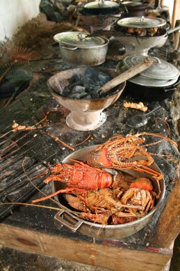 Lobster in pot