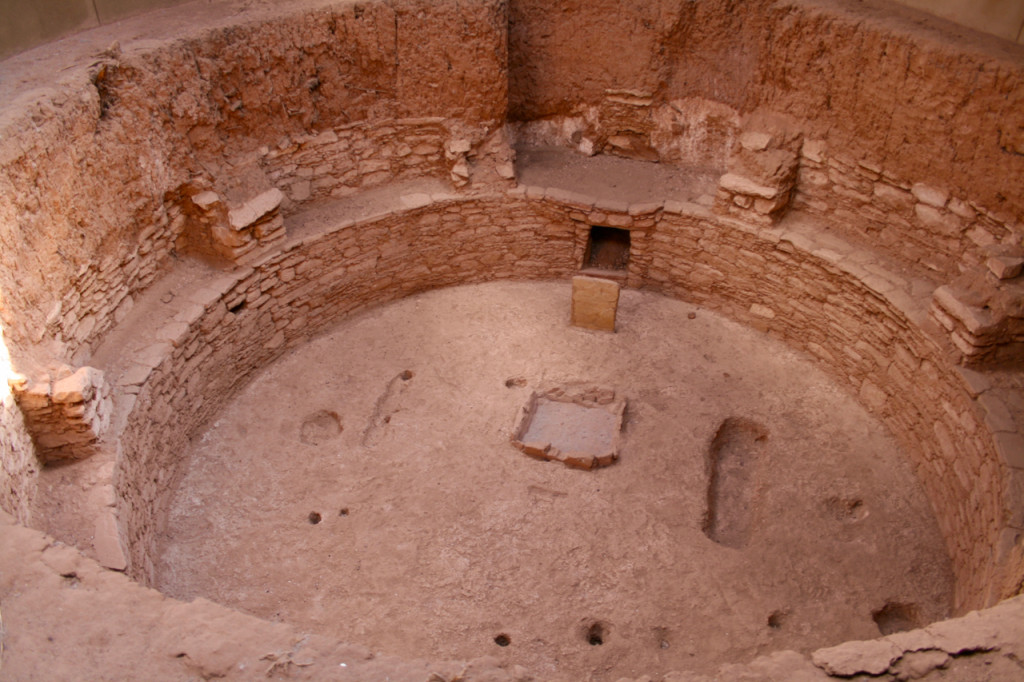 A reconstructed kiva at Mesa Verde. ©Laurel Kallenbach