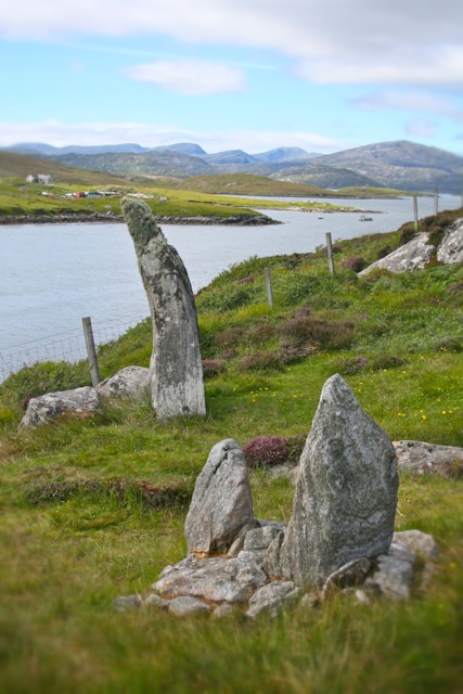 Barraglom Narrows standing stones © Laurel Kallenbach