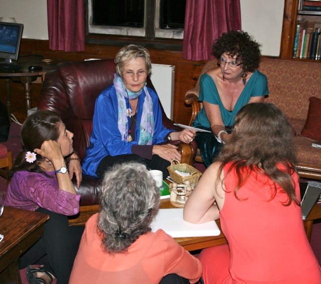 Writers at Patchwork Farm Retreat, Cumbrae © Laurel Kallenbach
