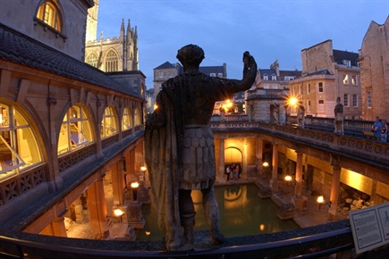 Ancient Roman baths, England