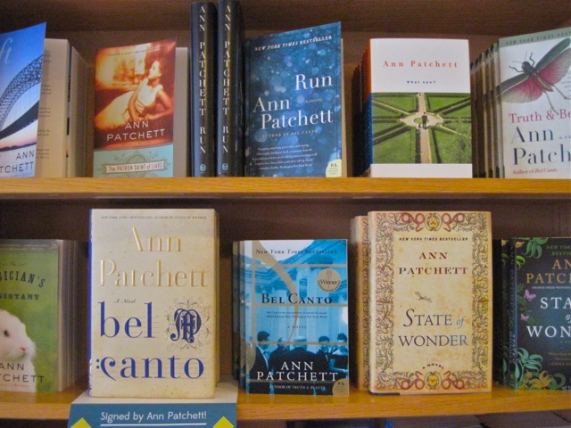 Ann Patchett's books at Parnassus ©Laurel Kallenbach