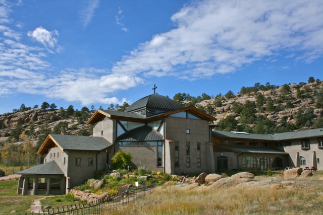 Set in a valley in northern Colorado, St. Walburga Abbey welcomes visitors for spiritual or personal retreats. ©Laurel Kallenbach
