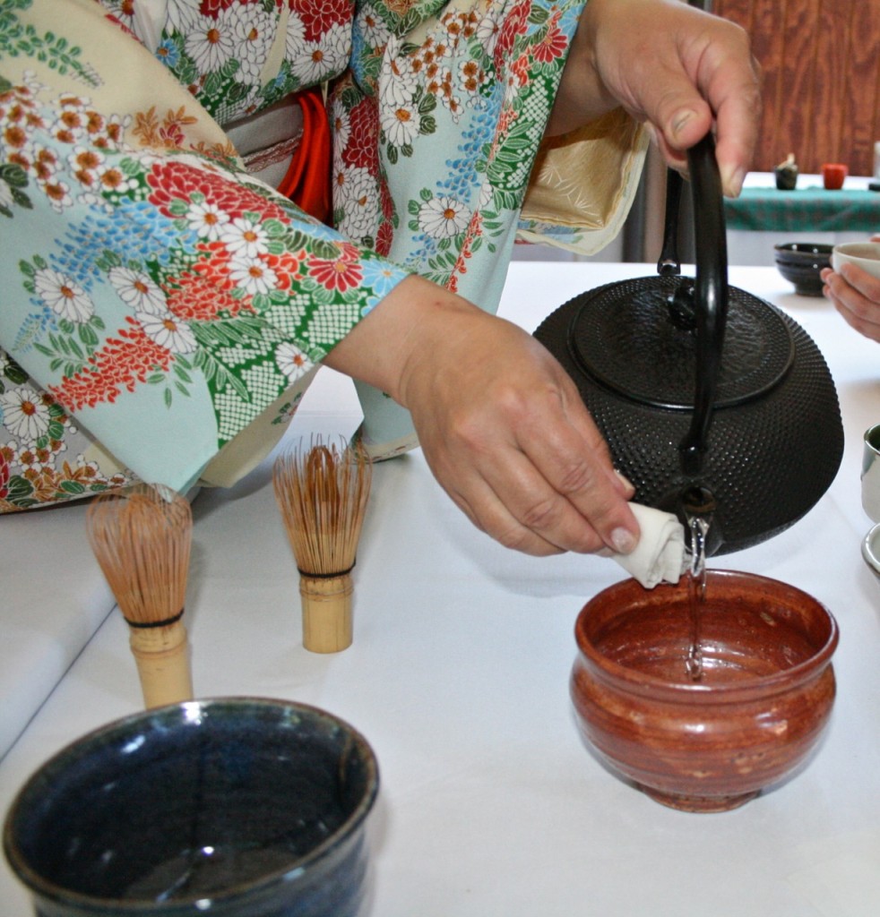 A Japanese tea ceremony demonstrated the ages-old meditative "way of tea." ©Laurel Kallenbach