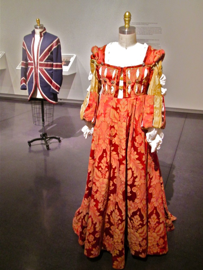 The Boulder exhibit includes costumes worn in productions by the Colorado Shakespeare Festival. ©Laurel Kallenbach