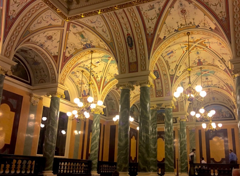 Inside the glorious Semper Opera House ©Laurel Kallenbach