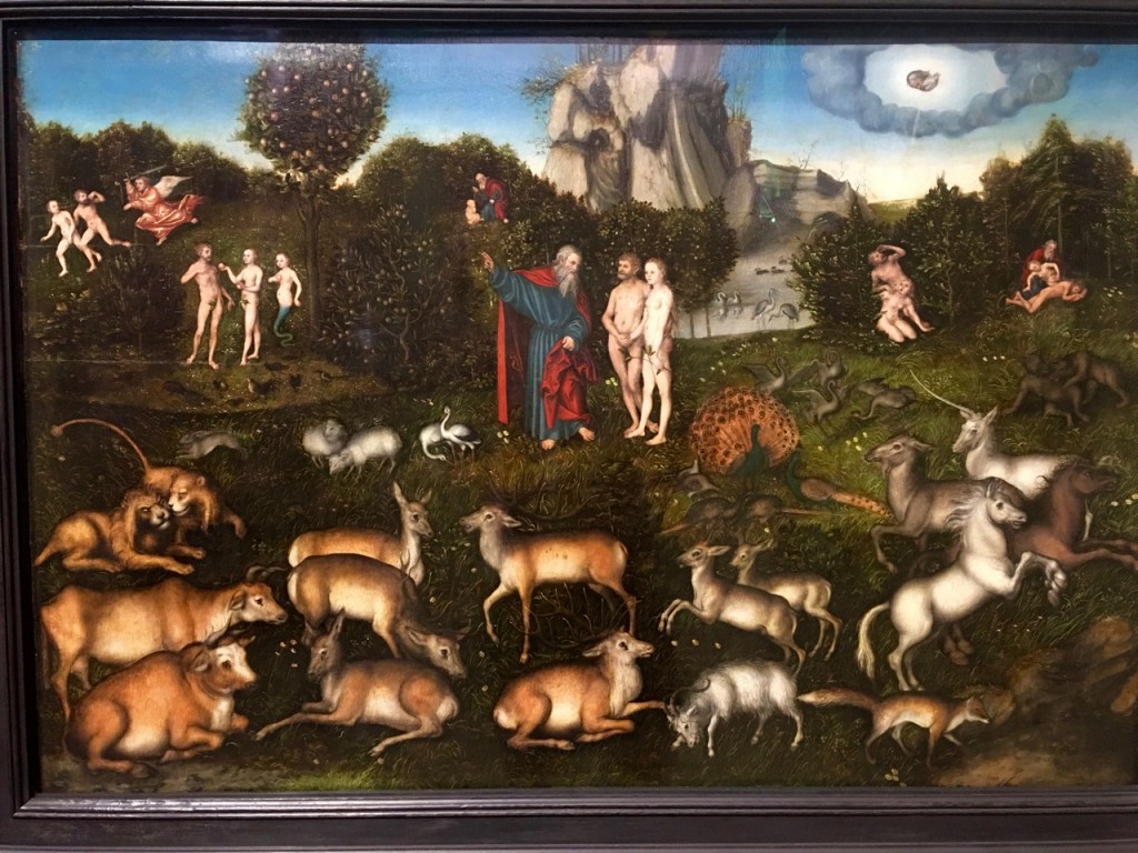 "Paradise" by Lucas Cranach the Elder in Old Masters Gallery