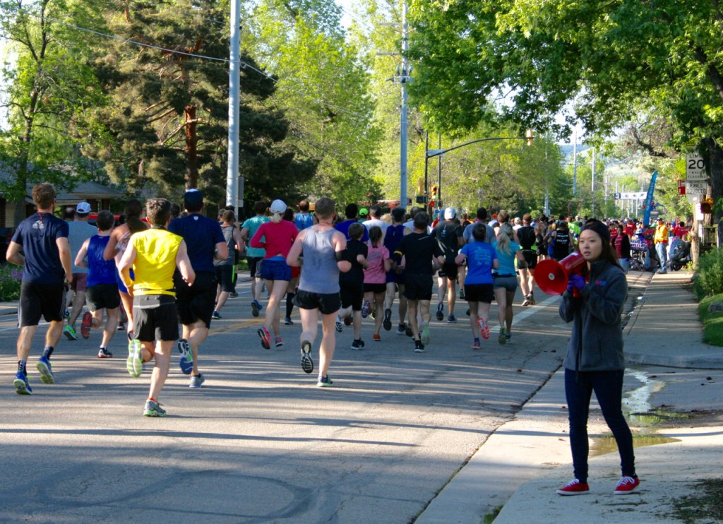 Water and Gatorade are available just ahead. ©Laurel Kallenbach