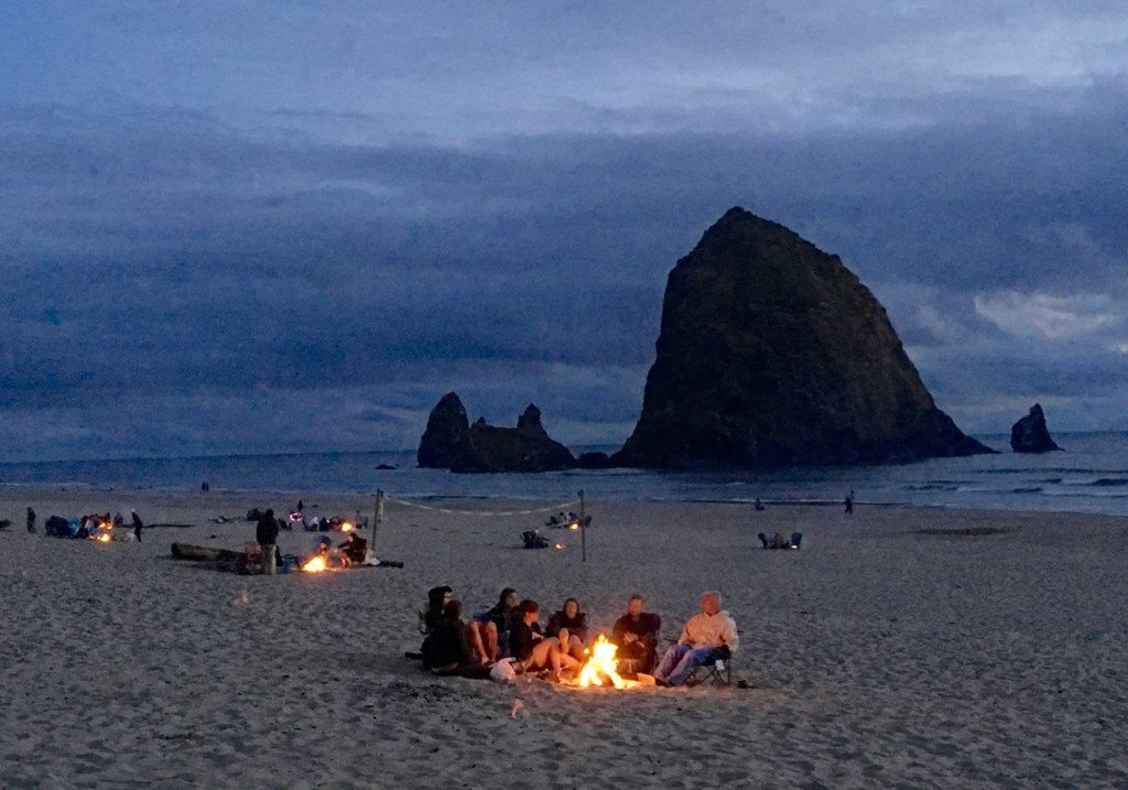 There's nothing like making s'mores around a fire on a cool summer evening. ©Laurel Kallenbach