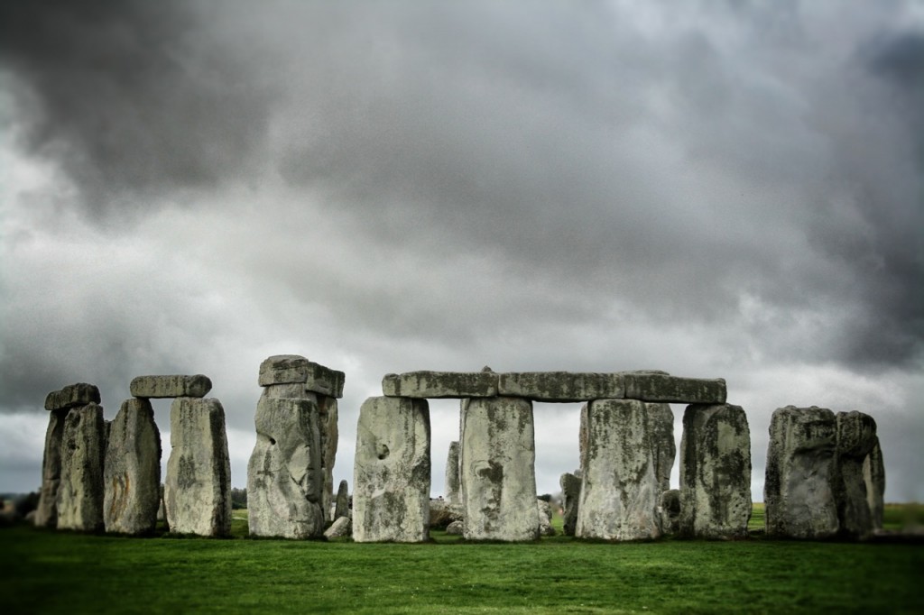 Stonehenge after the rain. ©Laurel Kallenbach 