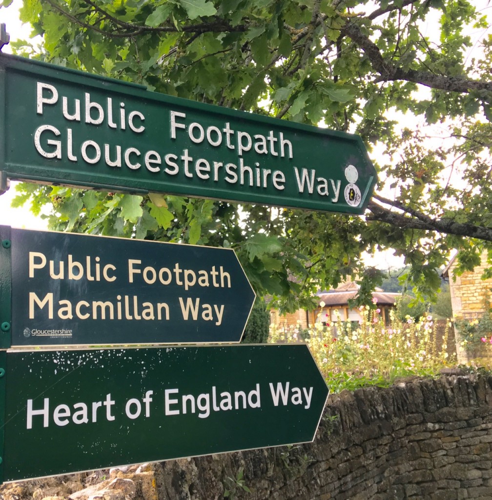 The trails were well marked throughout our English walking vacation. ©Laurel Kallenbach