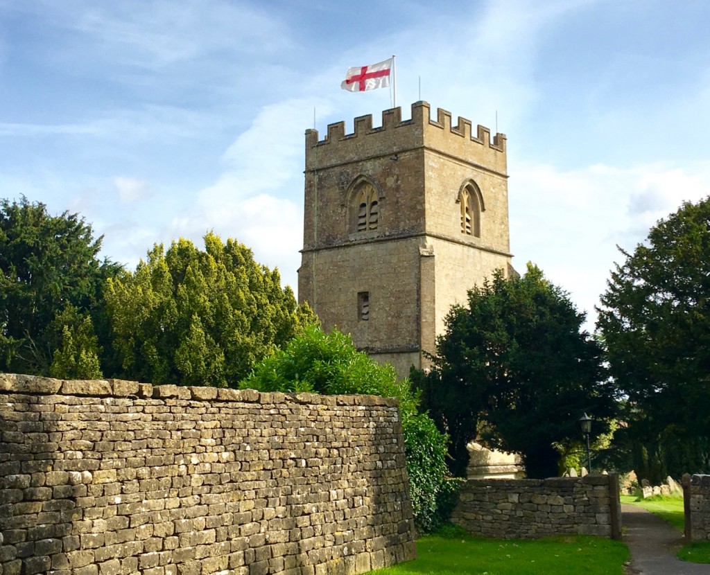 St Michael's and All Angels presides of the village of Guiting Power. ©Laurel Kallenbach