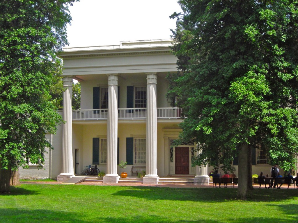 The Greek-Revival front of The Hermitage, Nashville. ©Laurel Kallenbach