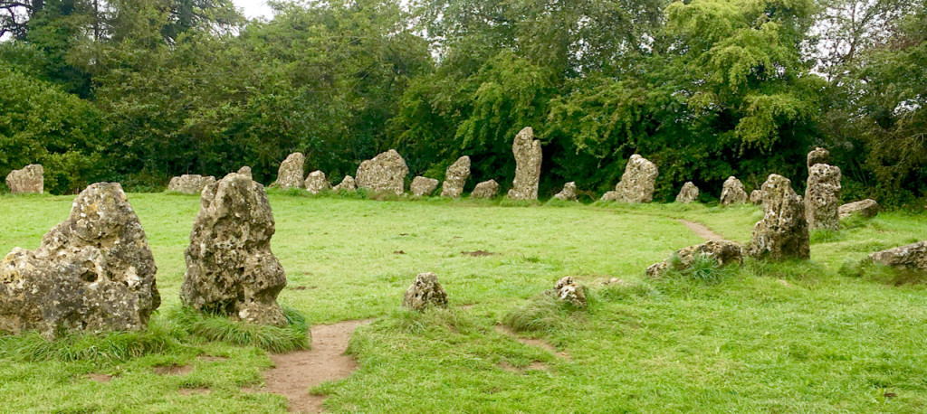 The circle at the Rollright Stones in the Cotswolds ©Laurel Kallenbach
