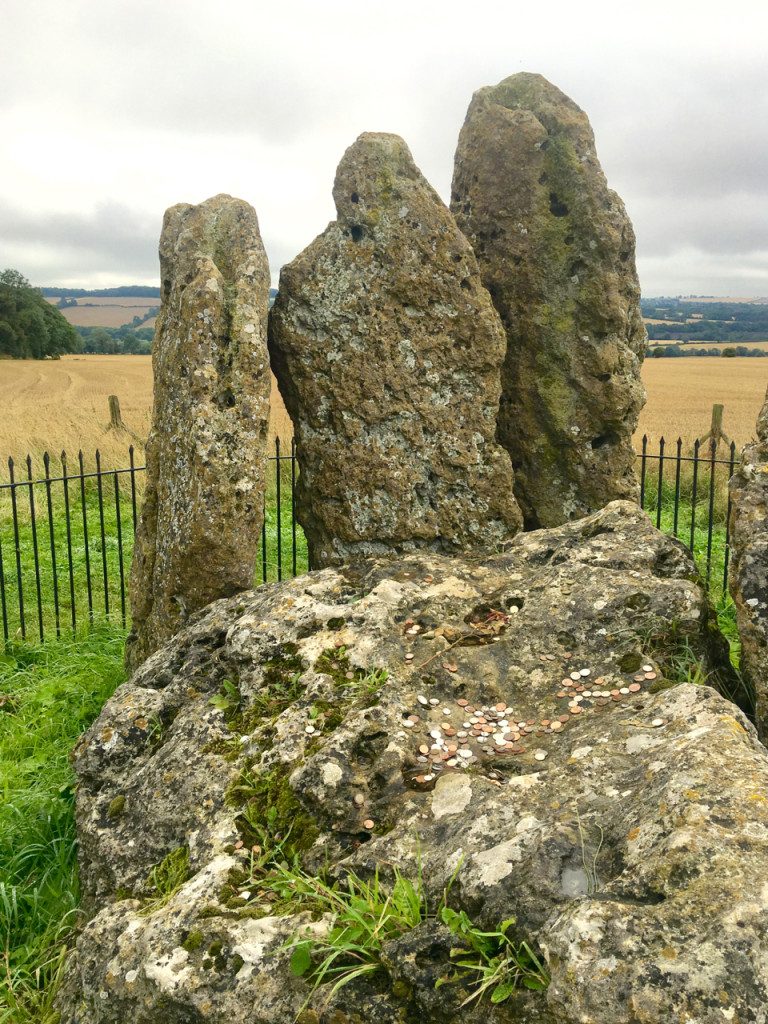 Another view of the Whispering Knights, part of a collapsed passage dolmen. ©Laurel Kallenbach