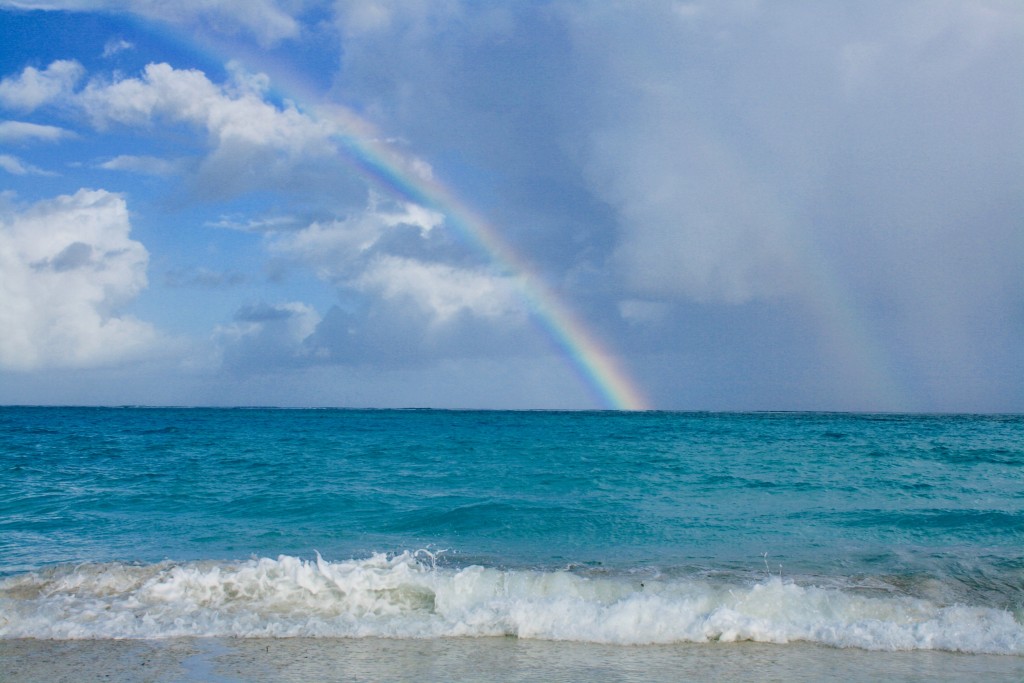 Rainbow over Grace Bay, Turks and Caicos ©Laurel Kallenbach