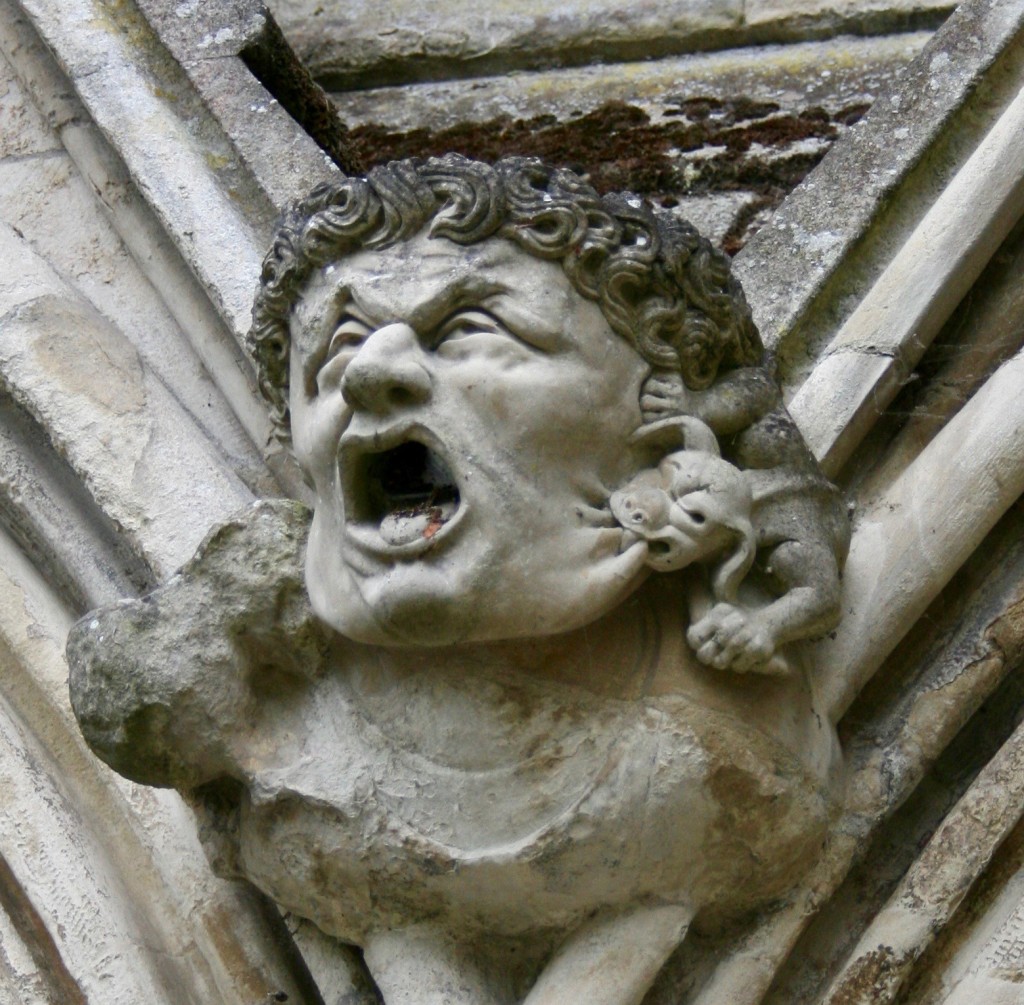 A gargoyle, Salisbury Cathedral ©Laurel Kallenbach