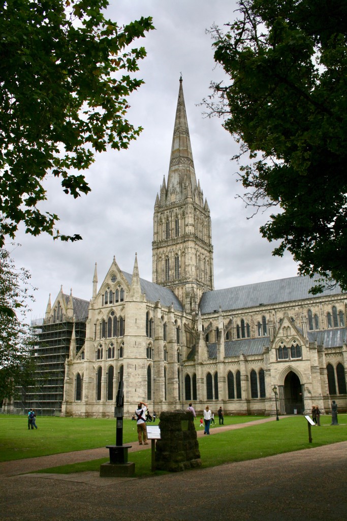 Salisbury Cathedral in Wiltshire County, England ©Laurel Kallenbach